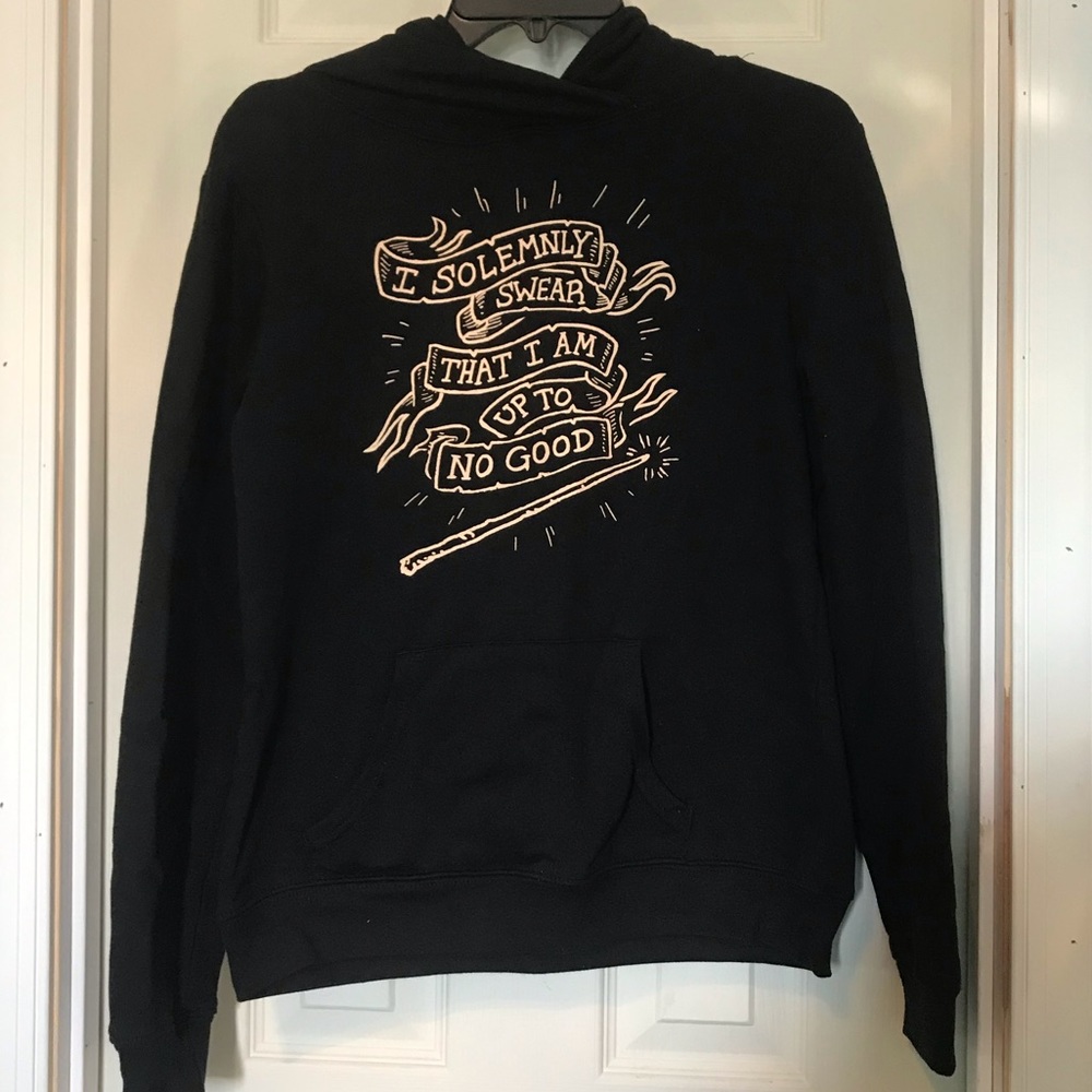 Harry Potter official hoodie black and gold